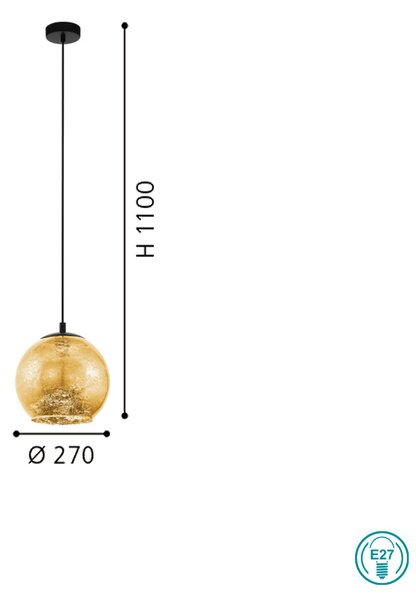 Φωτιστικό Κρεμαστό Eglo Albaraccin 98523