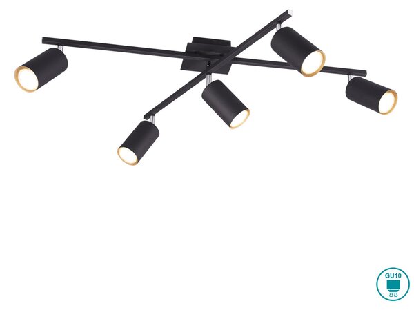 Σποτ Trio Lighting Marley 612400532 Μαύρο Ματ