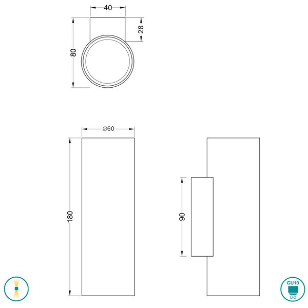 Απλίκα Trio Lighting Marley 212400207 Νίκελ Ματ