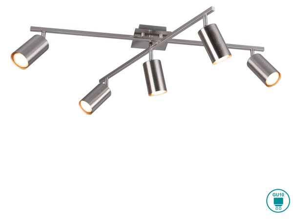 Σποτ Trio Lighting Marley 612400507 Νίκελ Ματ