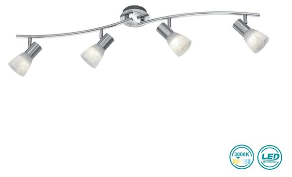 Σποτ Trio Lighting Levisto 871010407 Νίκελ Ματ