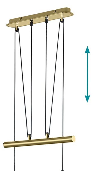 Κρεμαστό Φωτιστικό Trio Lighting Levisto 371010308 Χρυσό