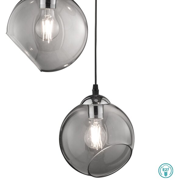 Φωτιστικό Κρεμαστό RL Lighting Clooney R30073054 Φυμέ