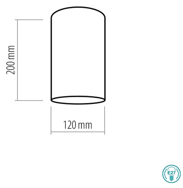 Φωτιστικό Οροφής TK Lighting Office Circle 2475 Πράσινο