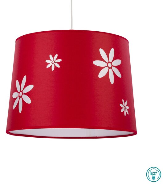 Φωτιστικό Κρεμαστό TK Lighting Flora 2416 Κόκκινο