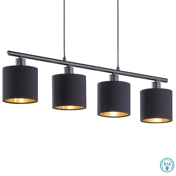 Φωτιστικό Κρεμαστό Ράγα RL Lighting Tommy R30334079 Μαύρο