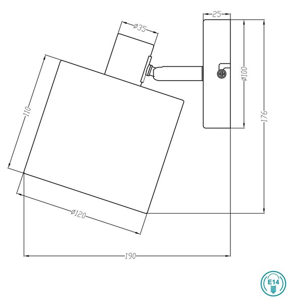 Σποτ RL Lighting Tommy R80331001 Λευκό