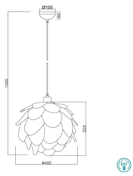 Φωτιστικό Κρεμαστό RL Lighting Clover R30401069