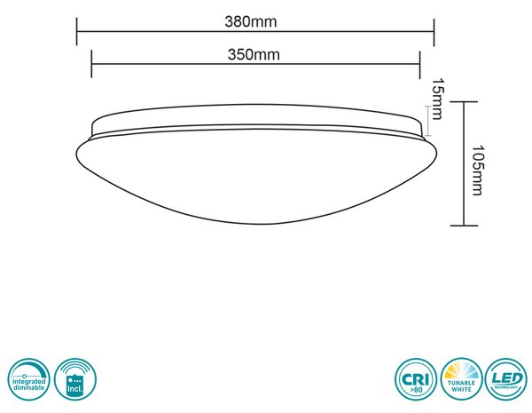 Φωτιστικό Οροφής RL Lighting Lukida R62961000