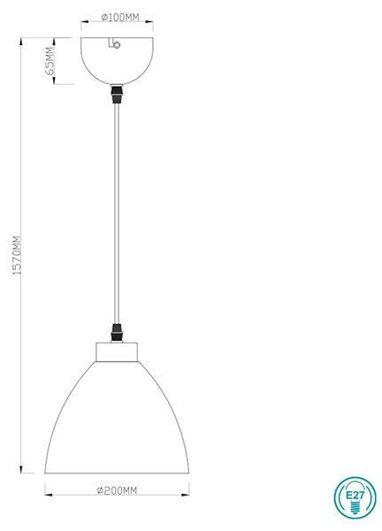 Φωτιστικό Κρεμαστό RL Lighting Dallas R32171007