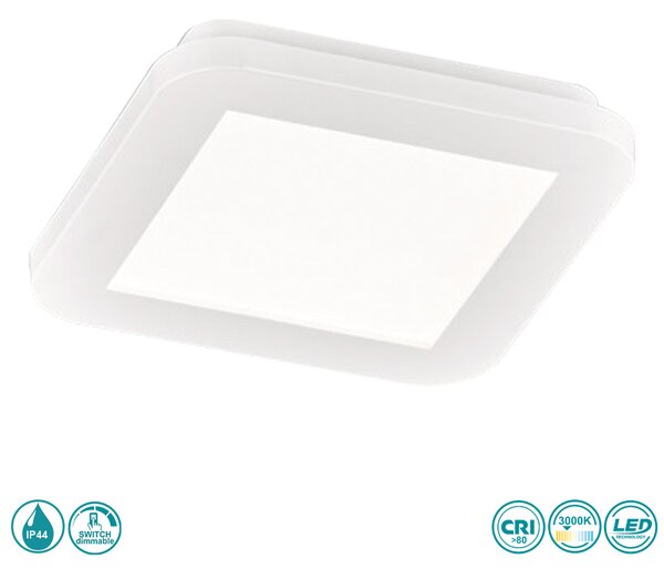 Φωτιστικό Οροφής Στεγανό RL Lighting Camillus R62931001 Λευκό