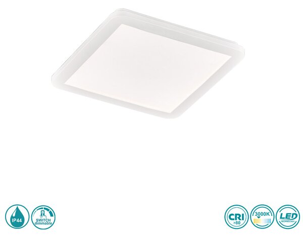 Φωτιστικό Οροφής Στεγανό RL Lighting Camillus R62931801 Λευκό