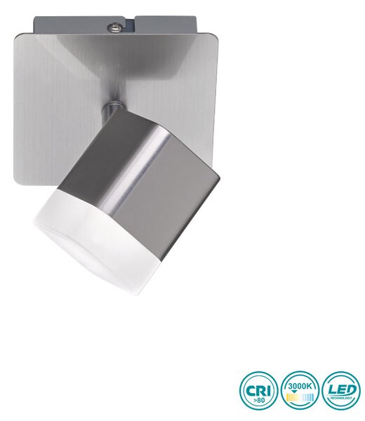 Απλίκα RL Lighting Roubaix R82151107 Νίκελ Ματ