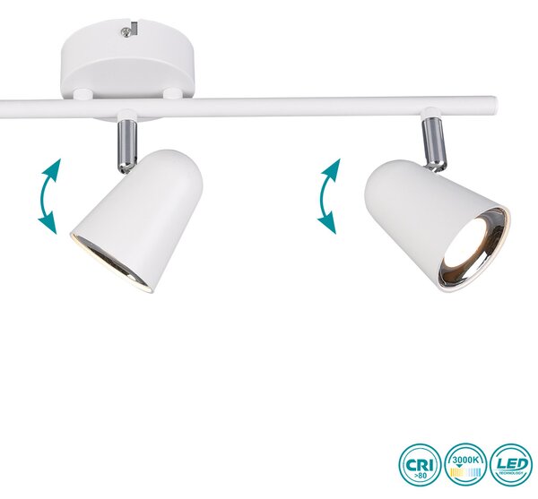 Σποτ RL Lighting Toulouse R82123131 Λευκό