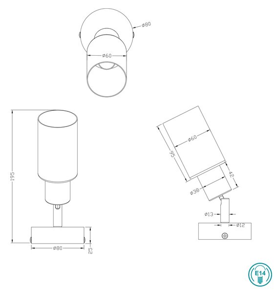 Απλίκα RL Lighting Mars R80011007