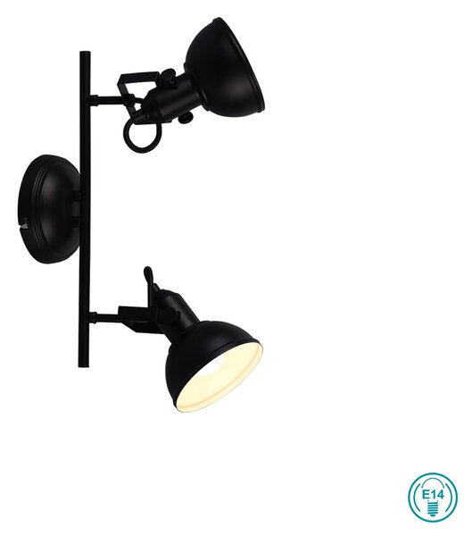 Σποτ RL Lighting Gina R80152032 Μαύρο Ματ