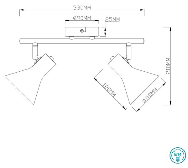 Σποτ RL Lighting Nina R80162002