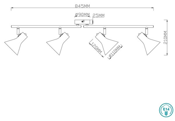 Σποτ RL Lighting Nina R80164002