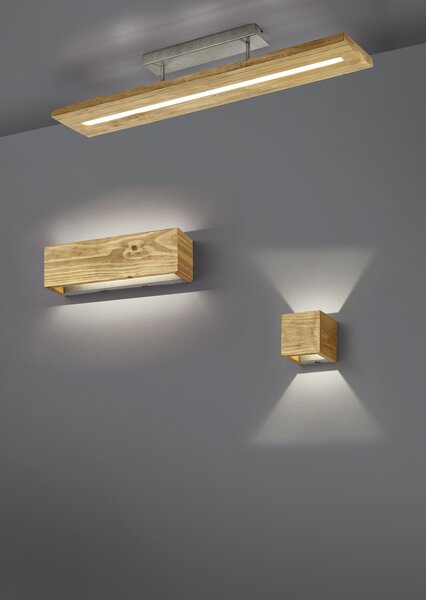 Φωτιστικό Οροφής Trio Lighting BRAD 623710130 Wood Coloured 3000K