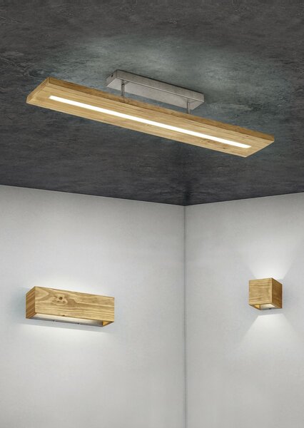 Φωτιστικό Οροφής Trio Lighting BRAD 623710130 Wood Coloured 3000K