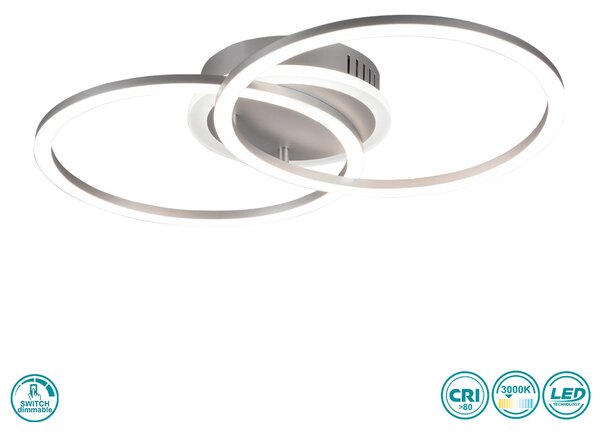 Φωτιστικό Οροφής RL Lighting Venida R62783187 Γκρι Τιτανίου (3000K)