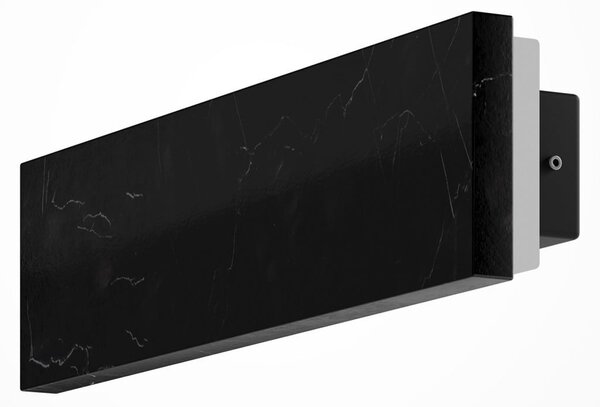 Maytoni Φωτιστικό τοίχου LED BASIC TEXTURE, μαύρο, πλάτος 30 εκ., μαρμάρινο, CCT, Μαύρο, Σαλόνι / τραπεζαρία, Μάρμαρο, σύγχρονο