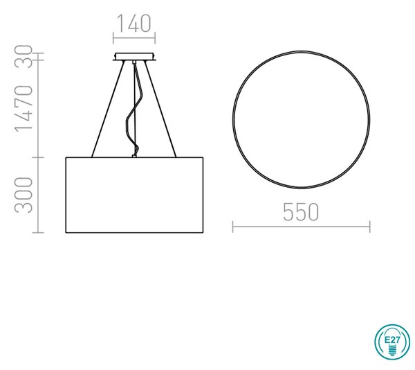 Φωτιστικό Κρεμαστό Rendl Light Lalo R10540