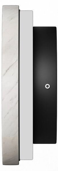 Maytoni Φωτιστικό τοίχου LED BASIC TEXTURE, λευκό, Ø 15 cm, μάρμαρο, CCT, Λευκό, Σαλόνι / τραπεζαρία, Μάρμαρο, σύγχρονο