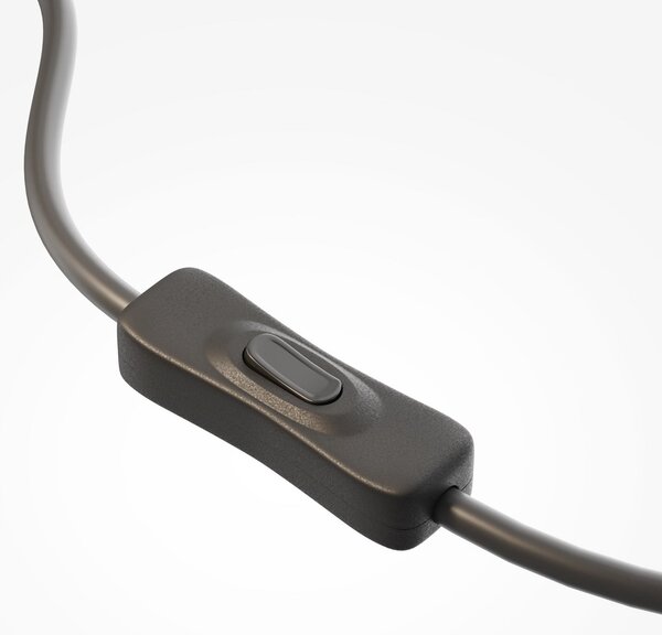 Maytoni Επιτραπέζια λάμπα LED SCALA, καφέ/μπρούντζινη, ύψος 24 εκ., γυαλί, ρυθμιστής, ρυθμιζόμενος, Καφέ / Σκουριάς, Σαλόνι / τραπεζαρία, Γυαλί, σύγχρονο