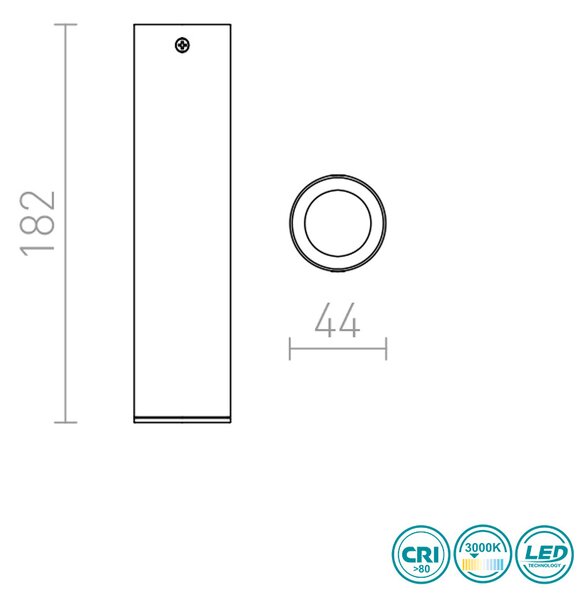 Φωτιστικό Οροφής Rendl Light Riga R12450 Λευκό