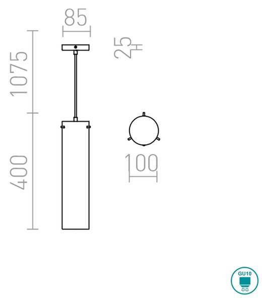 Φωτιστικό Κρεμαστό Rendl Light Garnish R11756