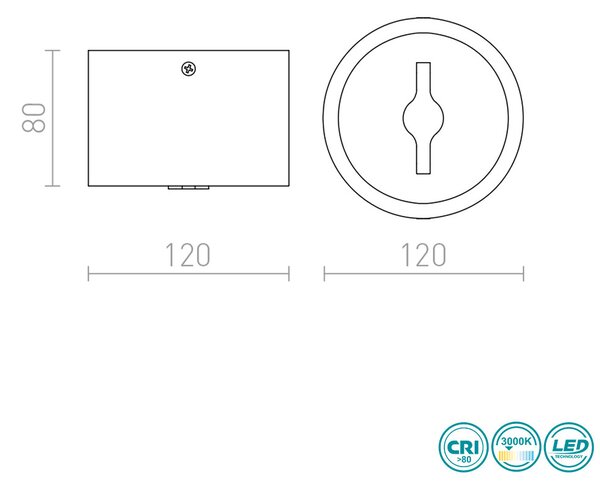 Φωτιστικό Οροφής Rendl Light Kelly Led R12633 Λευκό