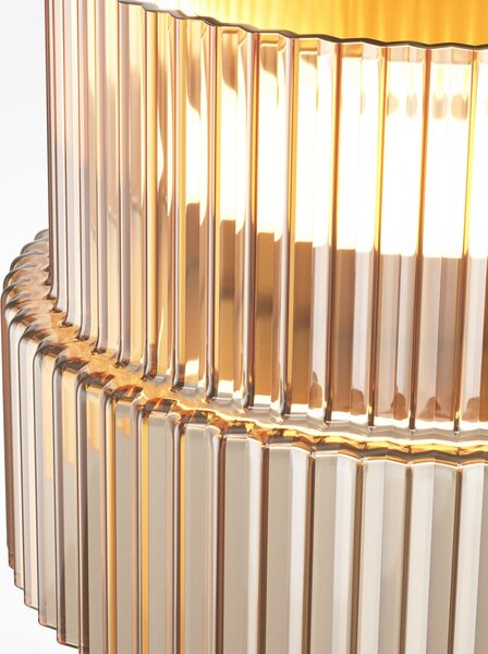 Maytoni Φωτιστικό οροφής LED SCALA, καφέ/μπρούντζινο, Ø 15 cm, γυαλί, με ρυθμιζόμενη, ρυθμιζόμενος, Καφέ / Σκουριάς, Σαλόνι / τραπεζαρία, Γυαλί, σύγχρονο
