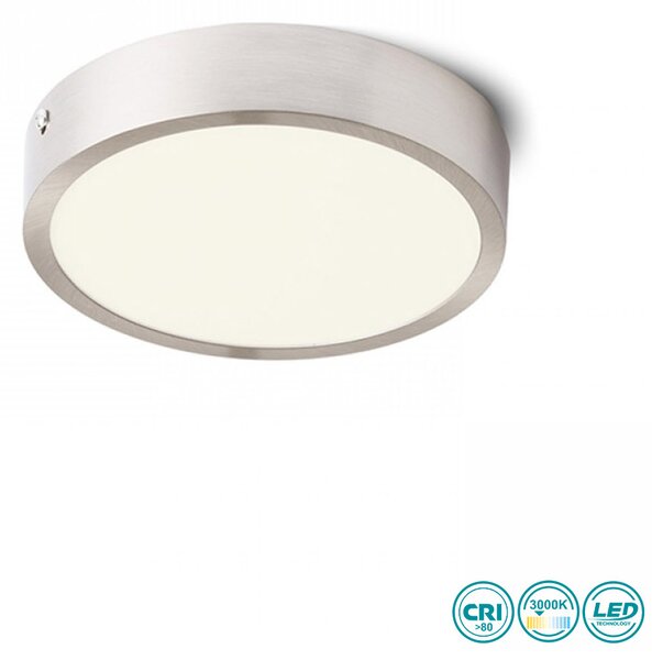 Φωτιστικό Οροφής Rendl Light Hue R12798 Νίκελ Ματ