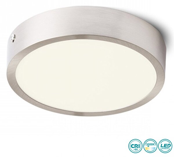 Φωτιστικό Οροφής Rendl Light Hue R12798 Νίκελ Ματ