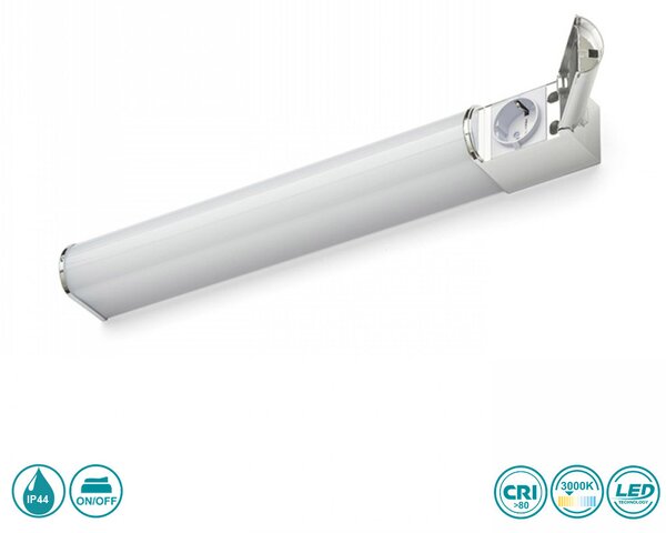 Απλίκα Στεγανή Rendl Light Florio R12904 Χρώμιο