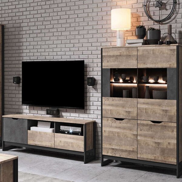 Σύνθεση Arden mini-HV 270x150x39,6cm Natural-Anthracite