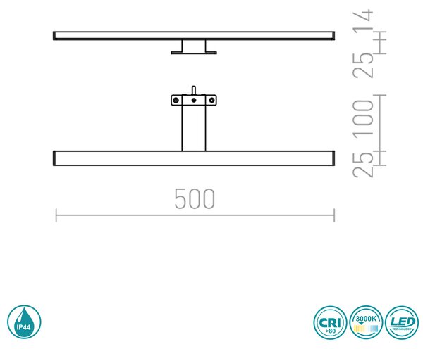 Απλίκα Στεγανή Rendl Light Balea R12400