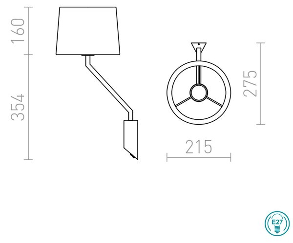 Απλίκα Rendl Light Sharp R12481