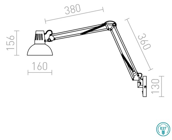 Απλίκα Rendl Light Ante R12652 Λευκό