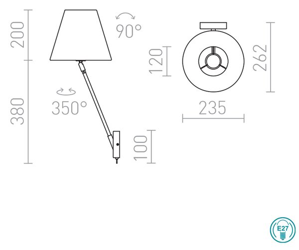 Απλίκα Rendl Light Silence R11975