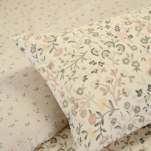 Ζεύγος Μαξιλαροθήκες (50x70) Melinen Ultra Line Augusta Ecru/Beige