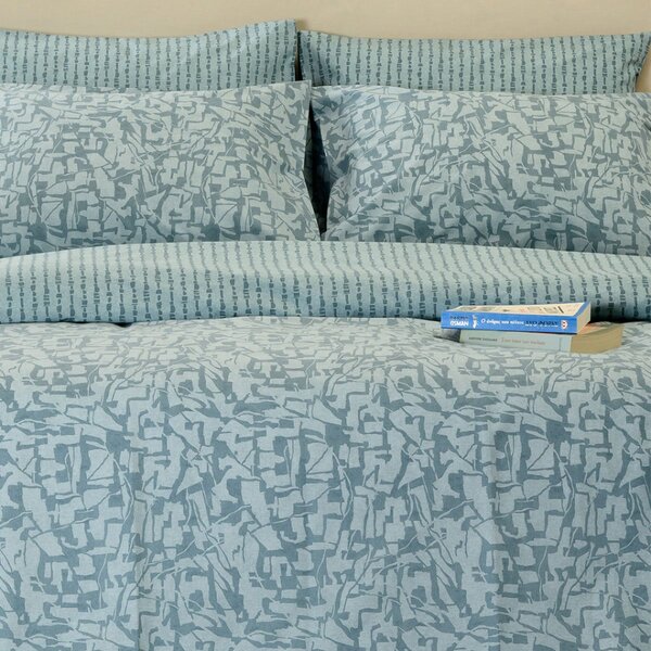 Ζεύγος Μαξιλαροθήκες (50x70) Melinen Ultra Line Storm Blue