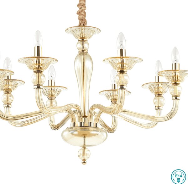 Πολυέλαιος Ideal Lux Danieli 159973 Μελί