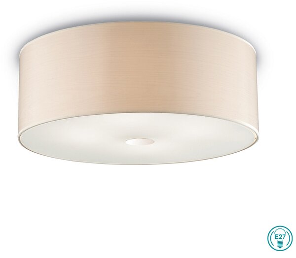 Φωτιστικό Οροφής Ideal Lux Woody PL4 090900 Απομίμηση Ξύλου