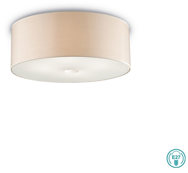 Φωτιστικό Οροφής Ideal Lux Woody PL4 090900 Απομίμηση Ξύλου