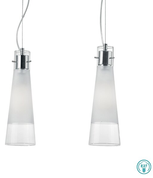 Φωτιστικό Κρεμαστό Ideal Lux Kuky SP3 033952 Διάφανο