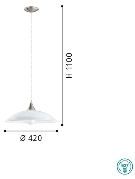 Φωτιστικό Κρεμαστό Eglo Lazolo 91496
