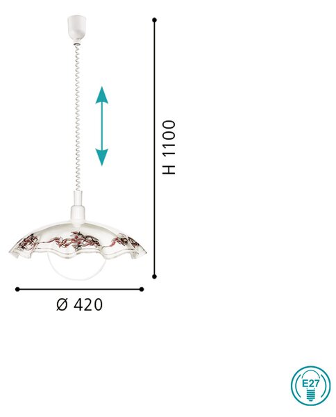Φωτιστικό Κρεμαστό Eglo Vetro 3041