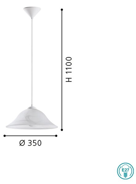 Φωτιστικό Κρεμαστό Eglo Albany 90978